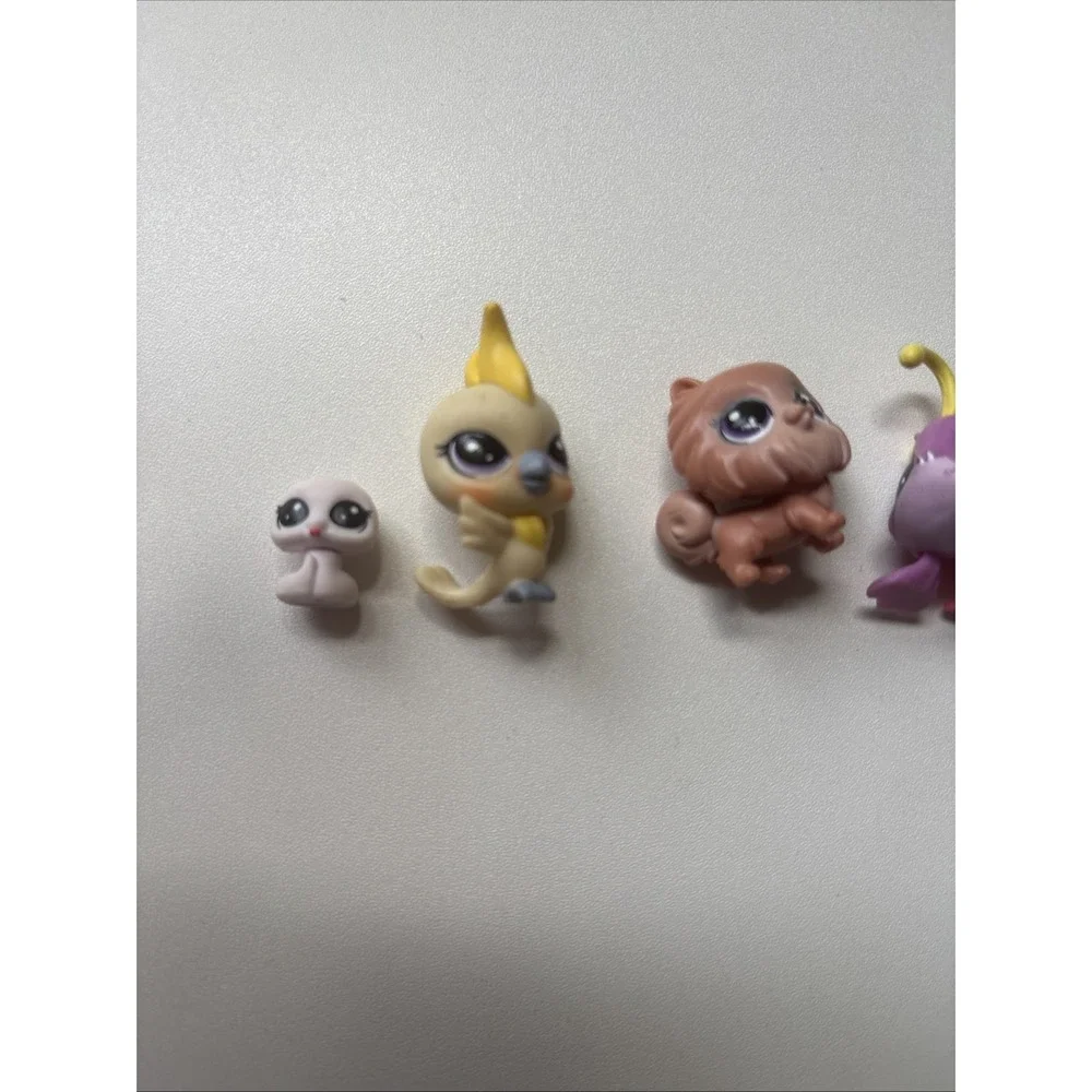 Littlest Pet Shop Pets Lot Of 5 Figures Hasbro